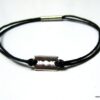 N3911_bracelet_cordon_lame_de_rasoir_metal_argent