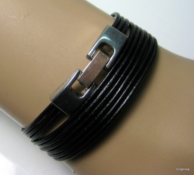 N3925h_bracelet_wrap_cordon_cuir_et_metal_argente
