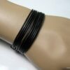 N3925k_bracelet_wrap_cordon_cuir_et_metal_argente