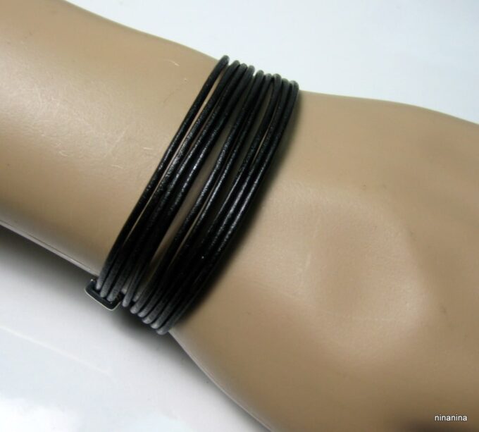 N3925k_bracelet_wrap_cordon_cuir_et_metal_argente