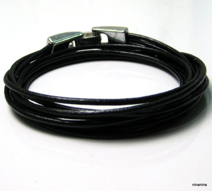 N3925m_bracelet_wrap_cordon_cuir_et_metal_argente