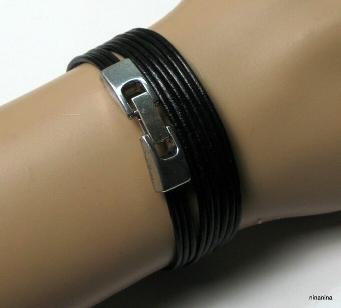 N3925o_bracelet_wrap_cordon_cuir_et_metal_argente
