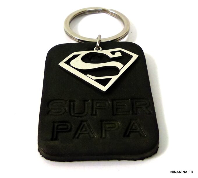 N3926tera_porte-cle_homme_cuir_personnalise_SUPER_PAPA