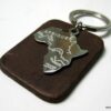 N3928a_porte-cle_cuir_afrique_acier_inoxydable