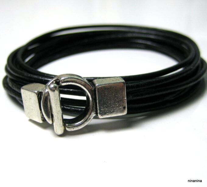 N3929h_bracelet_wrap_cuir_et_metal_argente