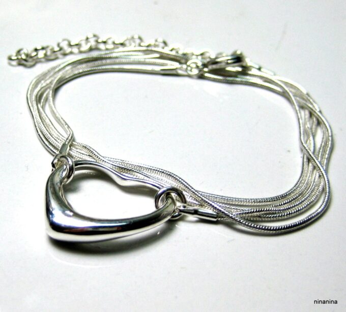 N3946i_bracelet_wrap_coeur_plaque_argent_maille_serpent
