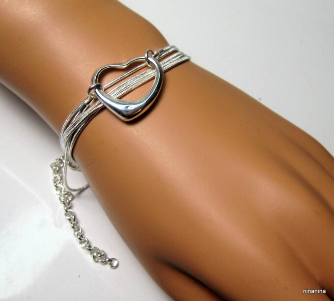 N3946m_bracelet_wrap_coeur_plaque_argent_maille_serpent