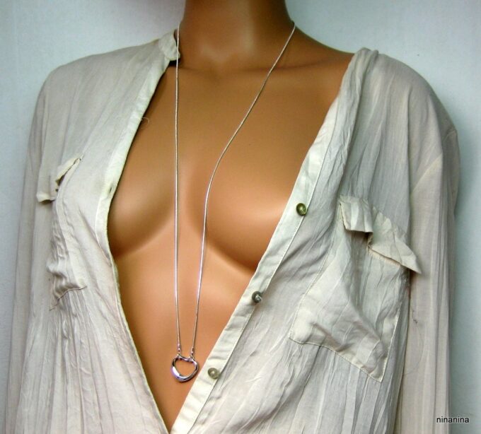 N3947c_collier_long_sautoir_coeur_plaque_argent_maille_serpent