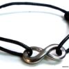 N3956bisa_Bracelet_cordon_cuir_infini_acier_inoxydable