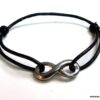 N3956bise_Bracelet_cordon_cuir_infini_acier_inoxydable