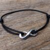 N3956d_Bracelet_homme_cordon_cuir_infini_acier_argente_-_Bijoux_Bracelets_en_ligne_Ninanina