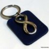 N3959_Porte_cle_homme_cuir_bleu_personnalise_infini_acier_NINANINA