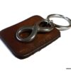 N3959_Porte_cle_homme_cuir_personnalise_infini_acier_inoxydable