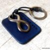 N3959_Porte_cle_infini_Acier_homme_cuir_bleu_personnalise_-_Accessoires_porte_cle_en_ligne_ninanina-2