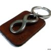 N3959b_Porte_cle_homme_cuir_personnalise_infini_acier_inoxydable2