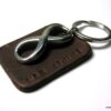 N3959b_porte-cle_cuir_infini_acier_inoxydable_personnalise