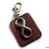N3959b_porte_cle_homme_cuir_grave_infini_acier_inoxydable