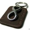 N3959c_porte-cle_cuir_infini_acier_inoxydable_personnalise