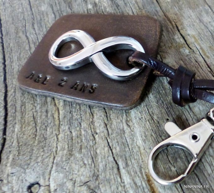N3959d_porte_cle_homme_cuir_infini_acier_inoxydable_argent_personnalise_NINANINA