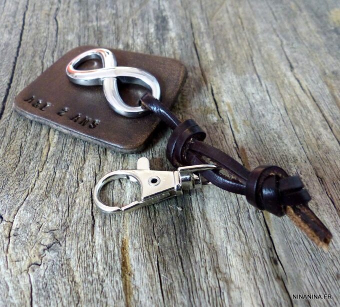 N3959f_porte_cle_homme_cuir_infini_acier_inoxydable_argent_personnalise_NINANINA
