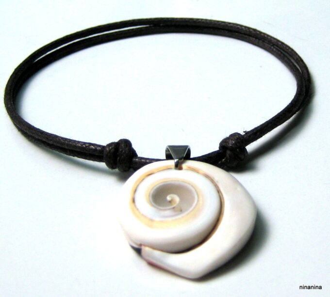N3963m_bracelet_de_cheville_cordon_coquillage_escargot_et_coton_cire