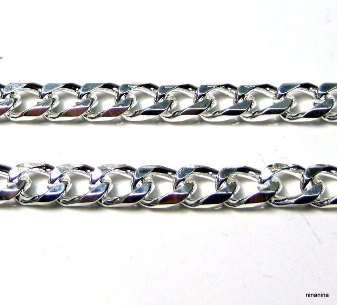 N3966b_chaine_homme_maille_gourmette_plaque_argent