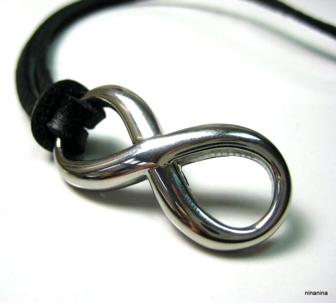N3967d_collier_homme_cuir_et_infini_acier_inoxydable
