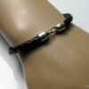 N3973h_bracelet_homme_cuir_tresse_crochet_metal_argent