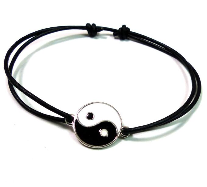 N3977tera_bracelet_cordon_cuir_yin_yang_emaille