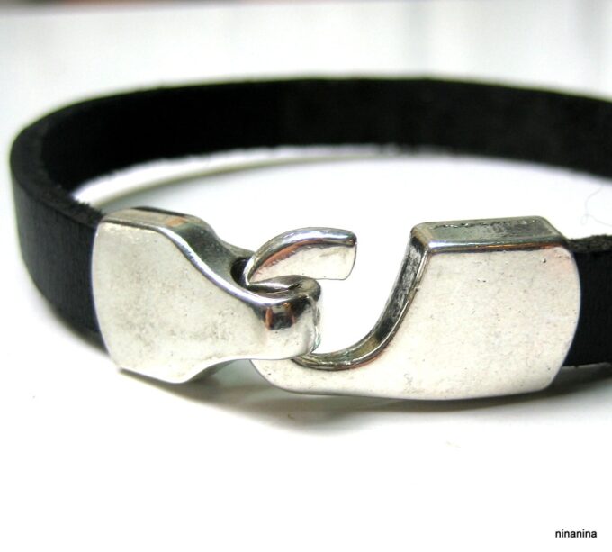 N3986a_bracelet_homme_cuir_fermoir_crochet_grave_prenom