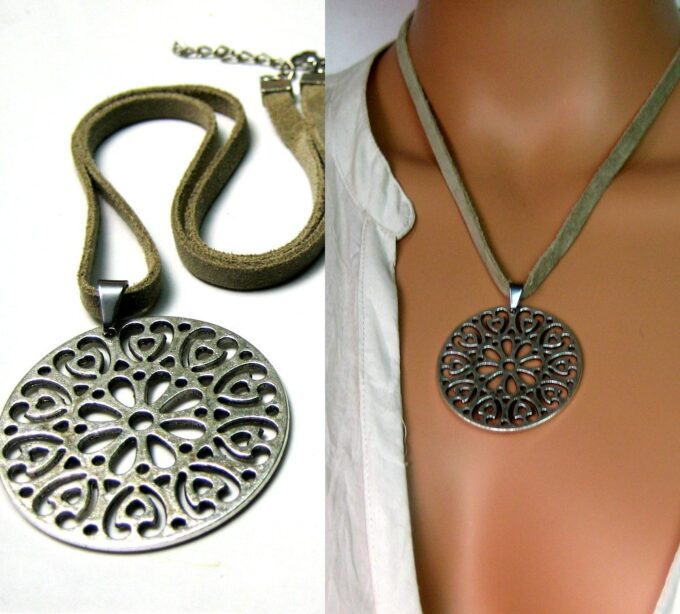 N3993c_collier_cordon_daim_et_metal_argent_filigrane