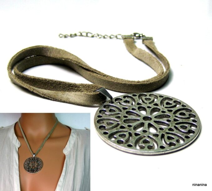 N3993h_collier_cordon_daim_et_metal_argent_filigrane