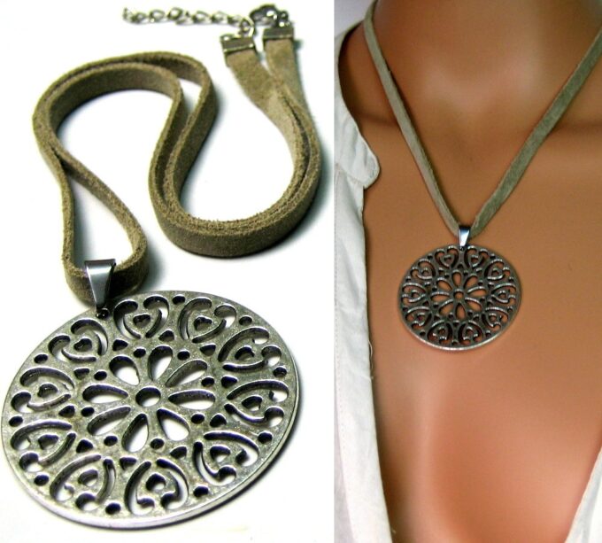 N3993k_collier_cordon_daim_et_metal_argent_filigrane