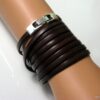 N4017_bracelet_cuir_wrap_et_metal_argent