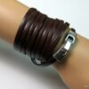 N4017f_bracelet_cuir_wrap_et_metal_argent