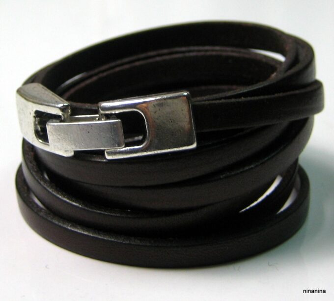 N4017o_bracelet_cuir_wrap_et_metal_argent