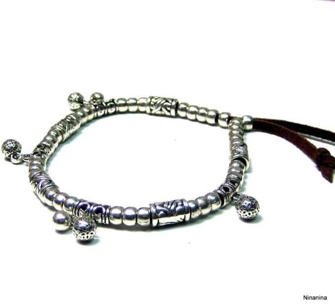 N4033h_bracelet_de_cheville_daim_et_perles_metal_argent