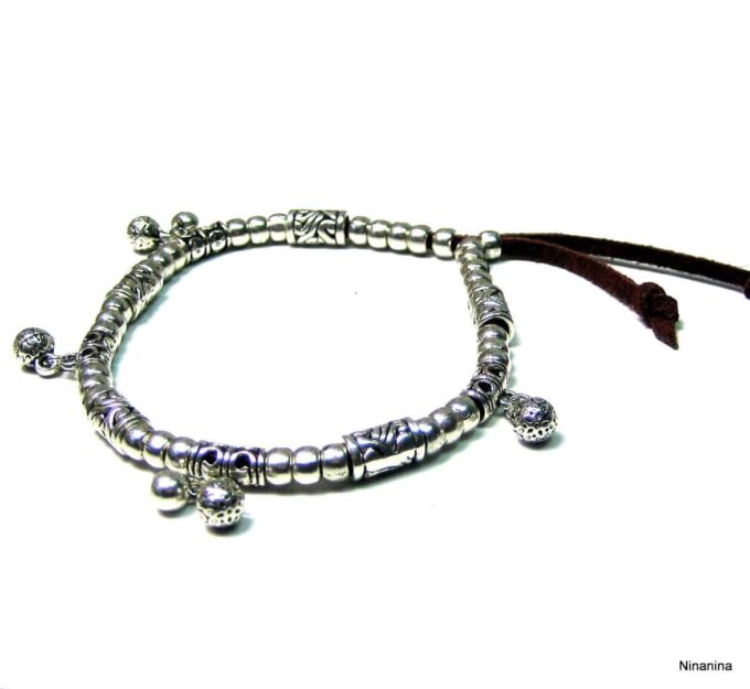 N4033n_bracelet_de_cheville_daim_et_perles_metal_argent