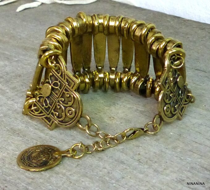 N4050tera_Bracelet_manchette_tribal_metal_dore-2