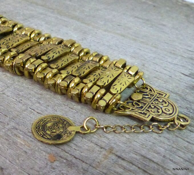 N4050terc_Bracelet_manchette_tribal_metal_dore-3