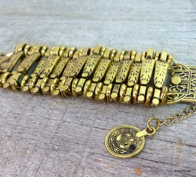 N4050terg_Bracelet_manchette_tribal_metal_dore-3