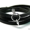 N4061i_bracelet_cuir_fleche_metal_argent