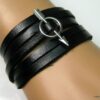 N4061o_bracelet_cuir_fleche_metal_argent