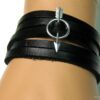 N4061p_bracelet_cuir_fleche_metal_argent