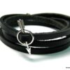 N4061q_bracelet_cuir_fleche_metal_argent