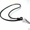 N4064d_collier_homme_tribal_cuir_fleche_metal_argent