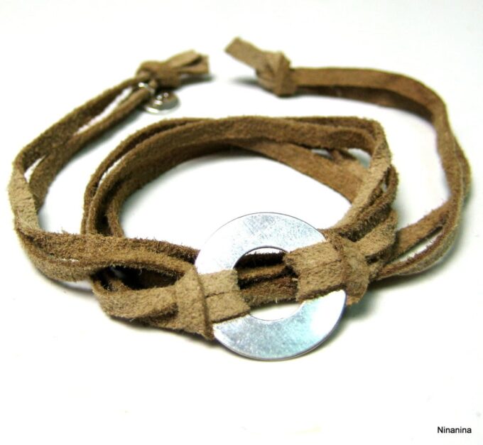 N4096a_Bracelet_wrap_daim_et_anneau_argent_massif