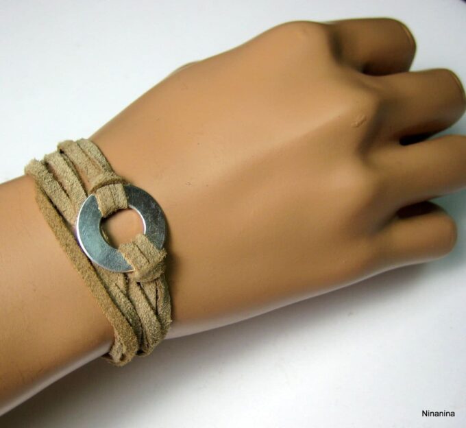 N4096f_Bracelet_wrap_daim_et_anneau_argent_massif