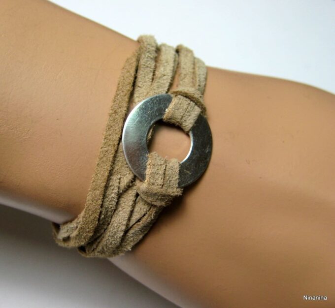 N4096g_Bracelet_wrap_daim_et_anneau_argent_massif