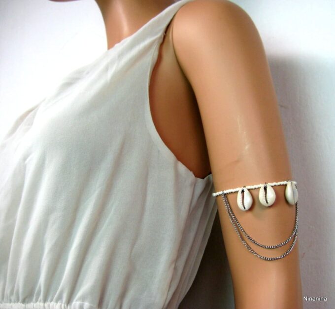 N4137h_bracelet_de_biceps_coquillage_et_acier_inoxydable